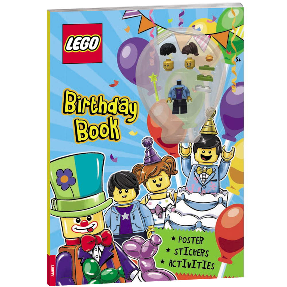 LEGO birthday book minifigure